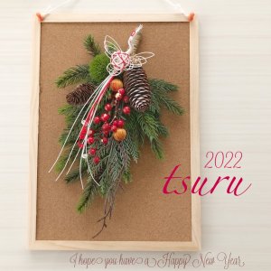 お正月飾りtsuru